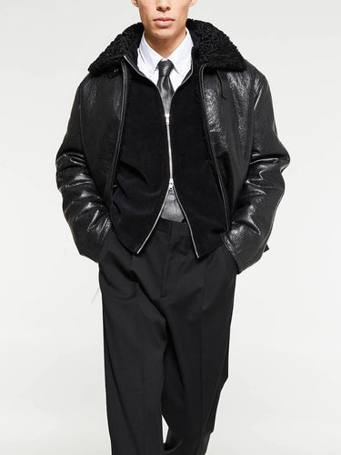 mfpen - Leisure Zip Up in Black