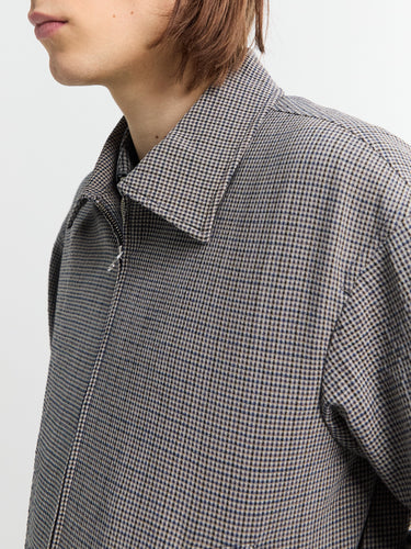 mfpen - Mail Jacket in Taupe Check