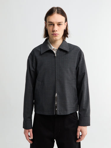 Mfpen - Mail Jacket in Dark grey Check