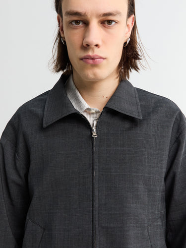 Mfpen - Mail Jacket in Dark grey Check