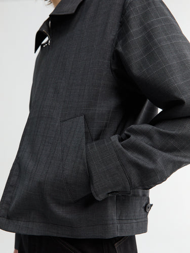 Mfpen - Mail Jacket in Dark grey Check