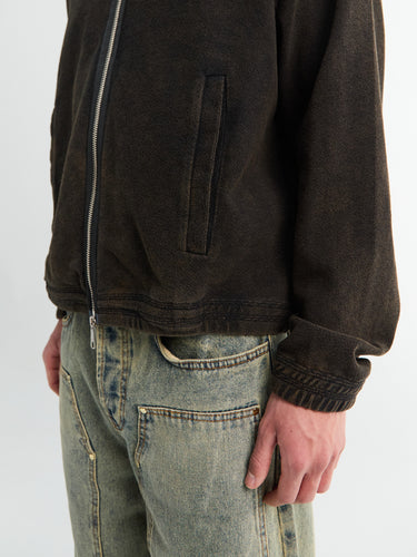 mfpen - Covet Full Zip in Burned Black