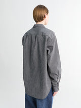 mfpen - Womens Generous Shirt in Black Experienced Check