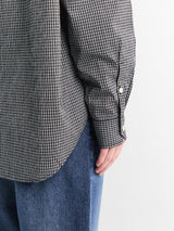 mfpen - Womens Generous Shirt in Black Experienced Check