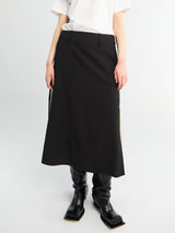 mfpen - Tab Skirt in Muted Black