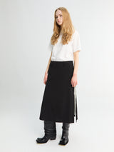 mfpen - Tab Skirt in Muted Black