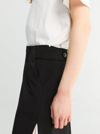 mfpen - Tab Skirt in Muted Black