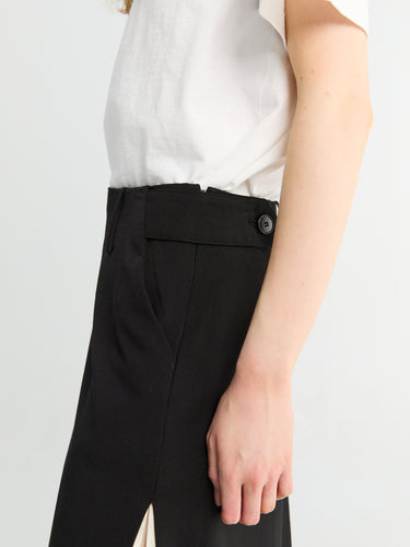 mfpen - Tab Skirt in Muted Black