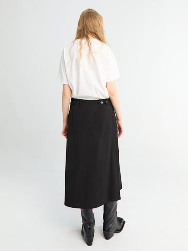 mfpen - Tab Skirt in Muted Black