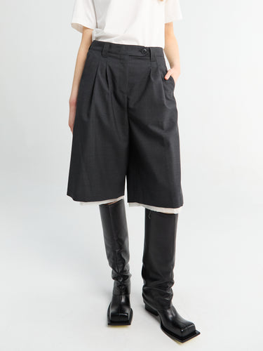 mfpen - Slash Shorts in Dark Grey