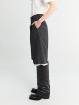 mfpen - Slash Shorts in Dark Grey