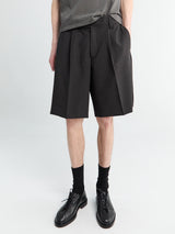 mfpen - Classic Shorts in Dark Grey Stripe