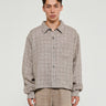 mfpen - Stoy Exclusive Priority Shirt in Brown Linen