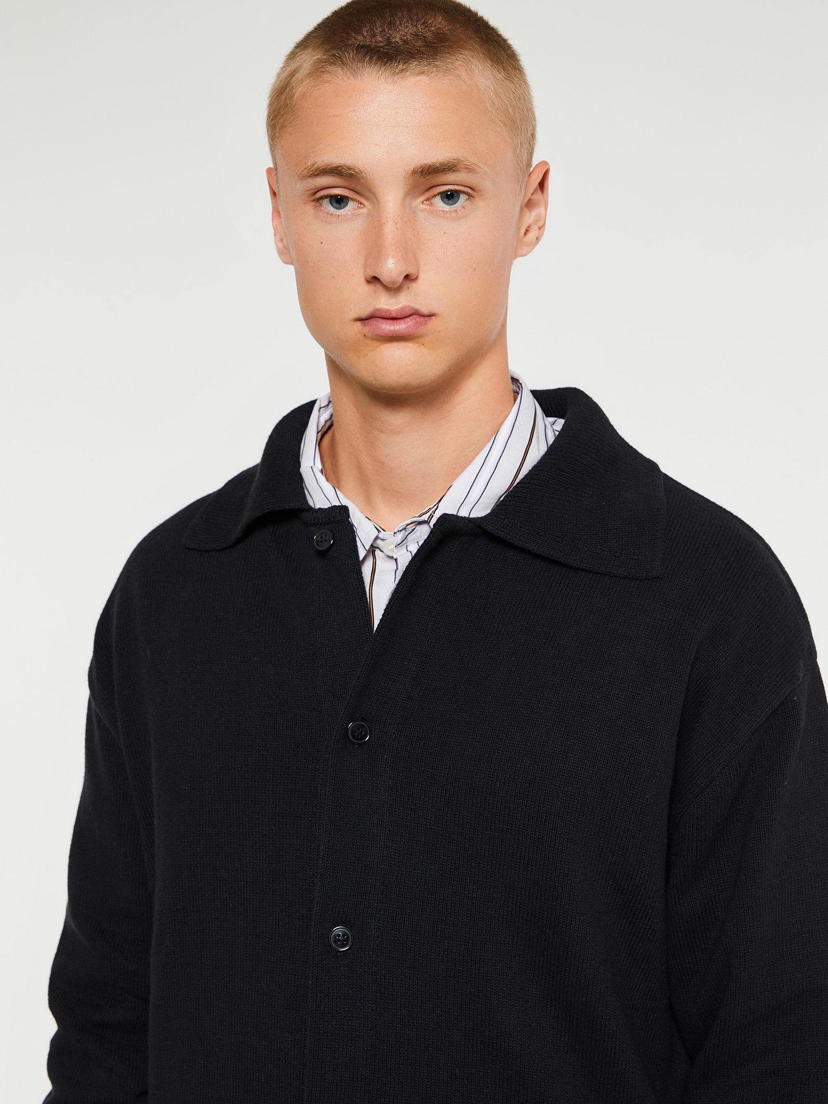 Formal Polo Shirt in Black