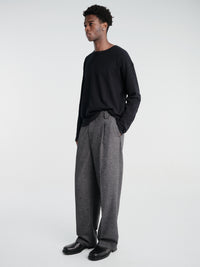 mfpen - Service Trousers in Black Static Twill
