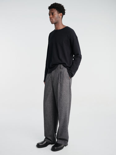 mfpen - Service Trousers in Black Static Twill