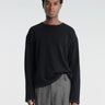 mfpen - Reverse Rib Sweater in Black