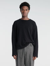 mfpen - Reverse Rib Sweater in Black