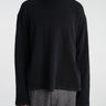 mfpen - Reverse Rib Sweater in Black