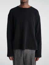 mfpen - Reverse Rib Sweater in Black