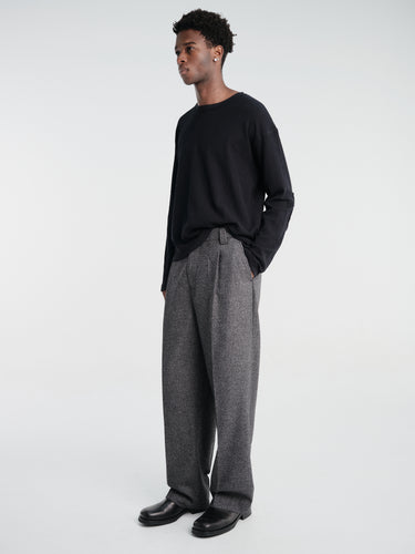 mfpen - Reverse Rib Sweater in Black