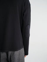mfpen - Reverse Rib Sweater in Black