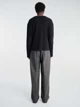 mfpen - Reverse Rib Sweater in Black
