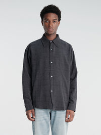 mfpen - Vacation Shirt in Midnight Check