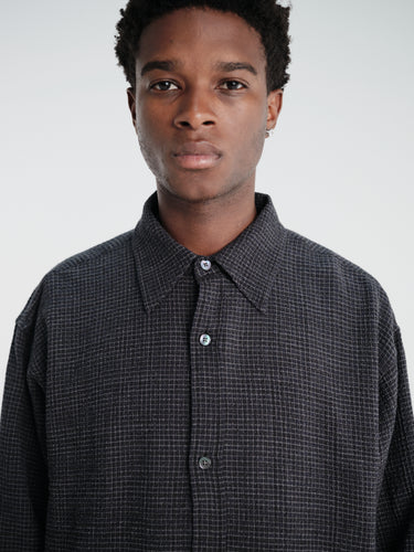 mfpen - Vacation Shirt in Midnight Check