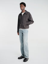 mfpen - Mail Jacket in Brown Melange Stripe