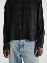 mfpen - Priority Shirt in Overdyed Black Check