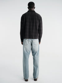 mfpen - Priority Shirt in Overdyed Black Check