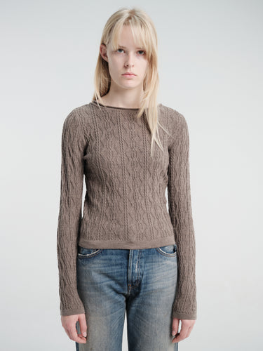 mfpen - Bateau Jumper in Harvest Cable
