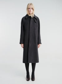 mfpen - Installation Coat in Dark Grey Recycled Wool