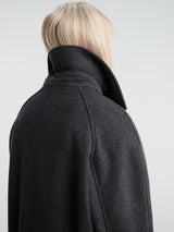 mfpen - Installation Coat in Dark Grey Recycled Wool
