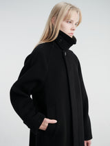 mfpen - Installation Coat in Black Recycled Wool
