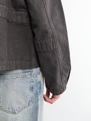 Mfpen - Courier Jacket in Washed Grey Canvas