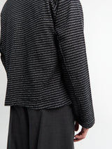 Mfpen - Leisure Zip Up in Black Experienced Check