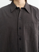 Mfpen - Priority Shirt in Dark Linen Check