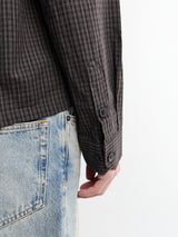 Mfpen - Priority Shirt in Dark Linen Check