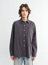 mfpen - Executive Shirt in Mushroom Micro Check Poplin