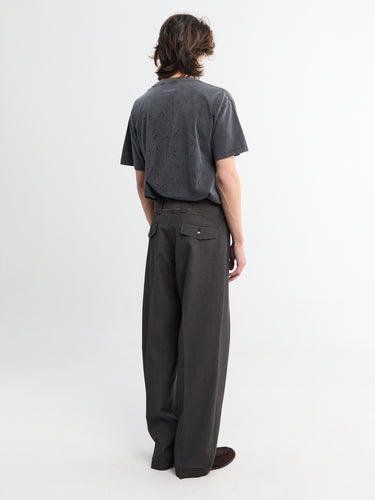 Mfpen - Patch Trousers in Grey Wool