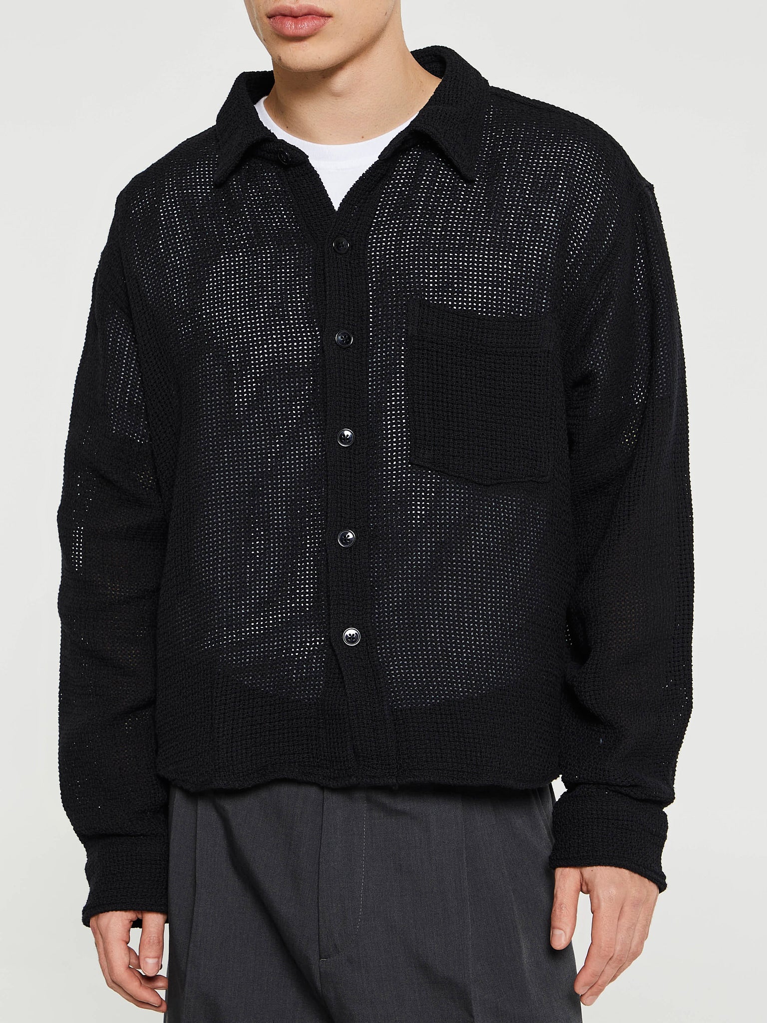 mfpen - Priority Shirt in Black Natté