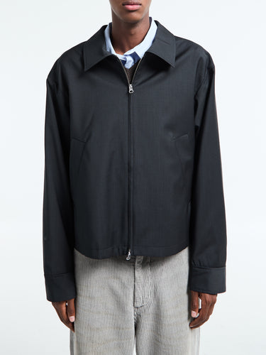 mfpen - Mail Jacket in Black Wool