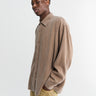 mfpen - Gambler Shirt in Dark Taupe Fuzz