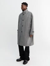 mfpen - Client Coat-Grey Glen Check
