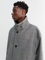 mfpen - Client Coat-Grey Glen Check