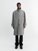 mfpen - Client Coat-Grey Glen Check
