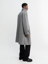 mfpen - Client Coat-Grey Glen Check