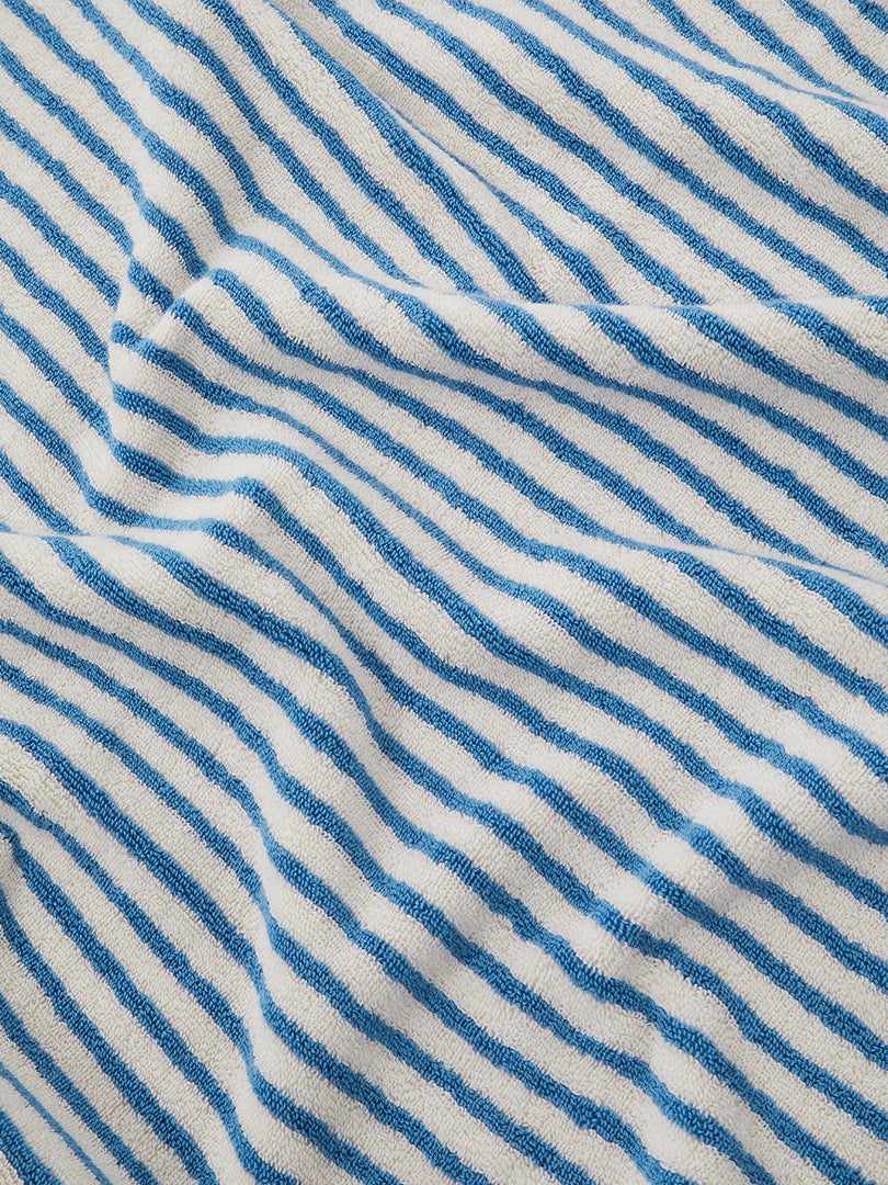 Tekla - Washcloth in Coastal Blue Stripes